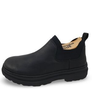 NWOB Georgia Boot Men's Size US 11.5 Wide Romeo Super Lyte Black Shoe GB00634